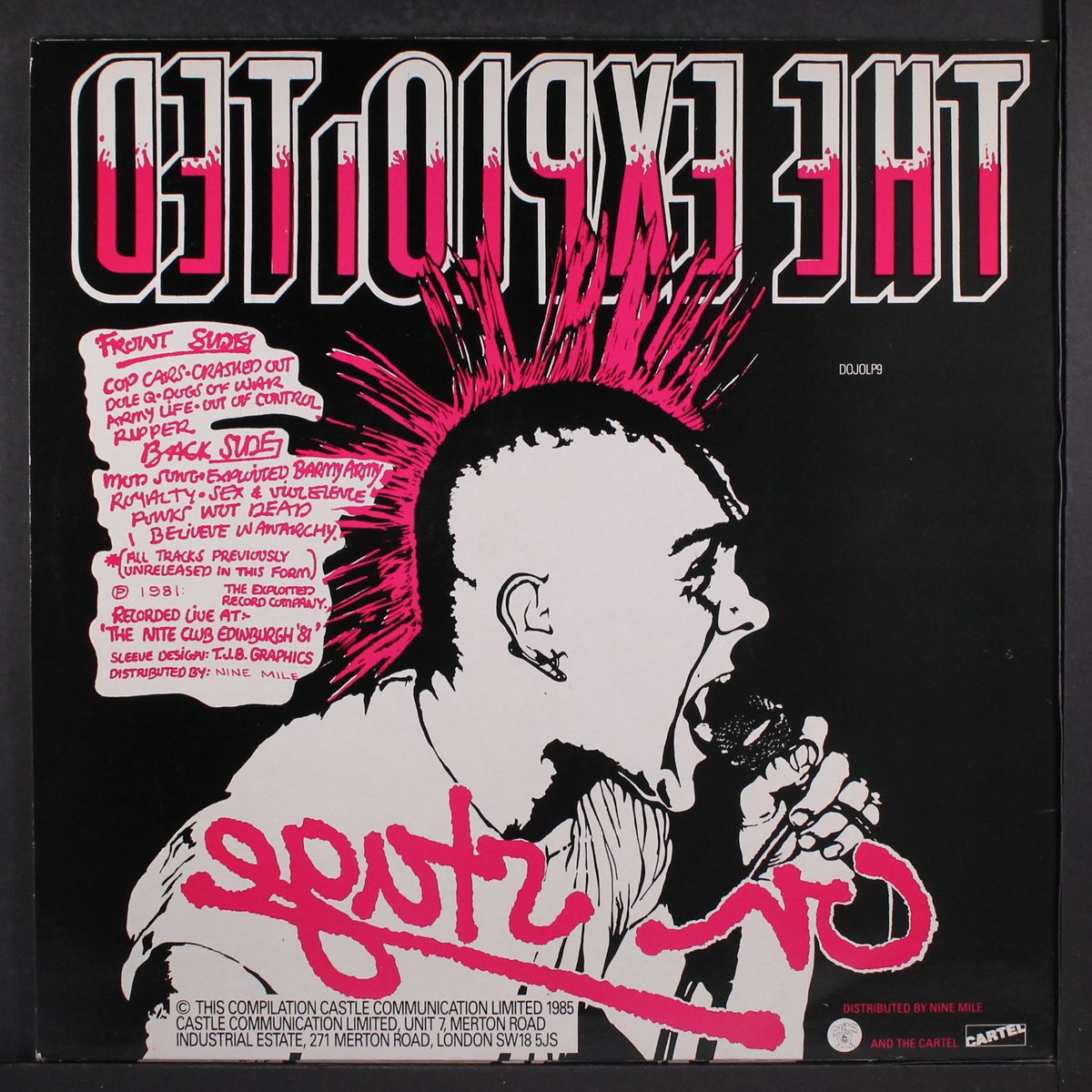 on stage by EXPLOITED