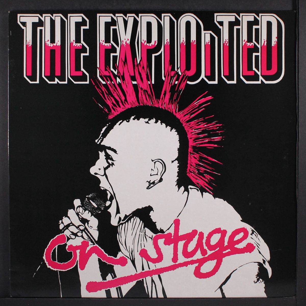 on stage by EXPLOITED