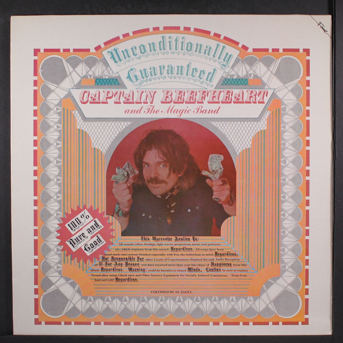unconditionally guaranteed by CAPTAIN BEEFHEART & MAGIC BAND