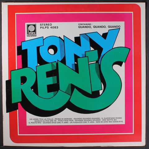 TONY RENIS