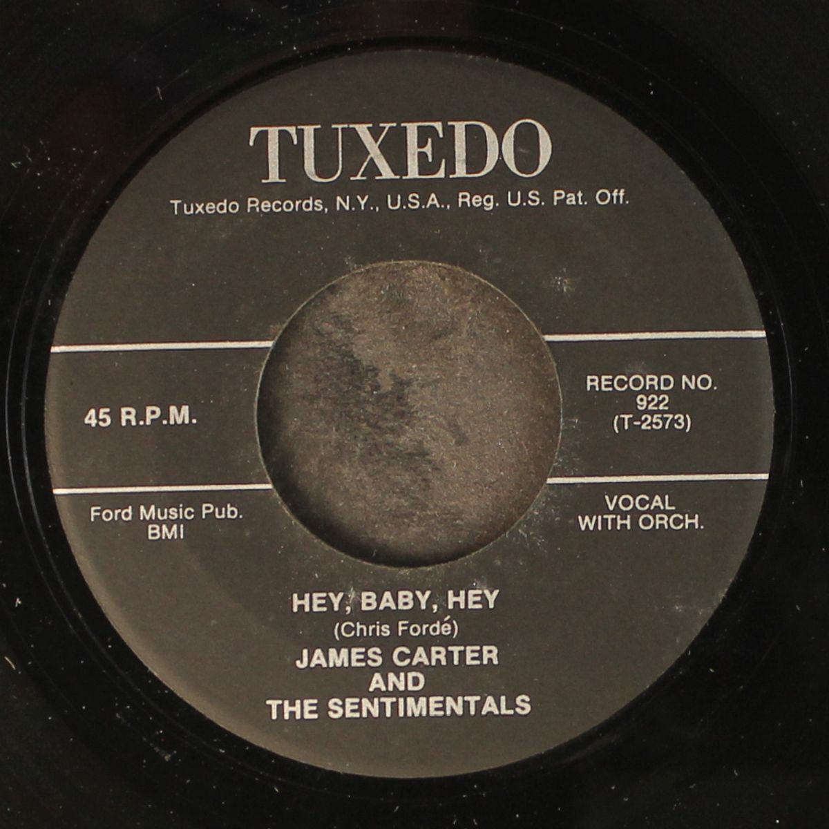hey, baby, hey / i know by JAMES CARTER & SENTIMENTALS