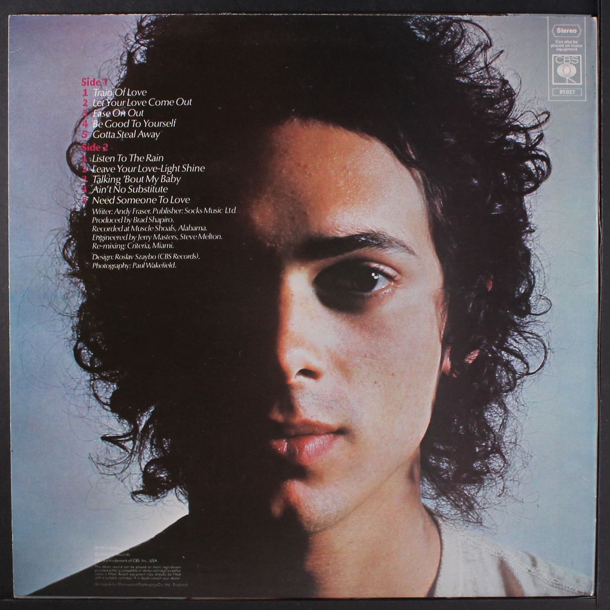 in your eyes by ANDY FRASER