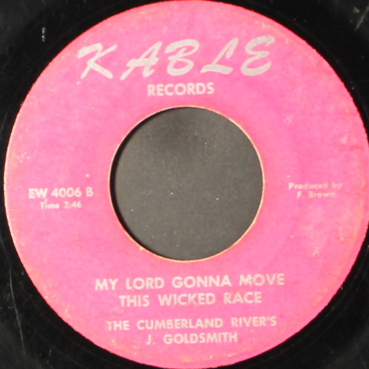 if it wasn't for the lord what would i do / my lord gonna move this wi by CUMBERLAND RIVERS