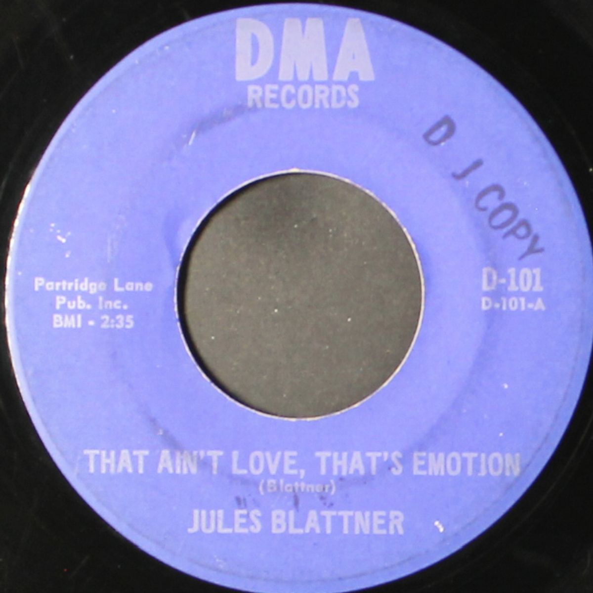 that ain't love, that's emotion / tell me 'bout hard times by JULES BLATTNER