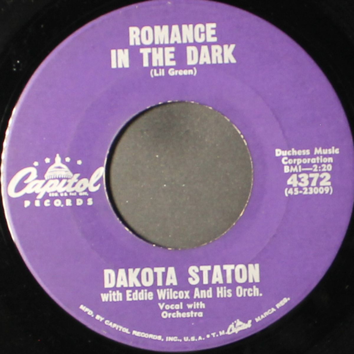 my babe / romance in the dark by DAKOTA STATON