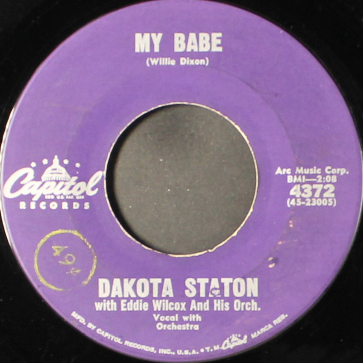my babe / romance in the dark by DAKOTA STATON