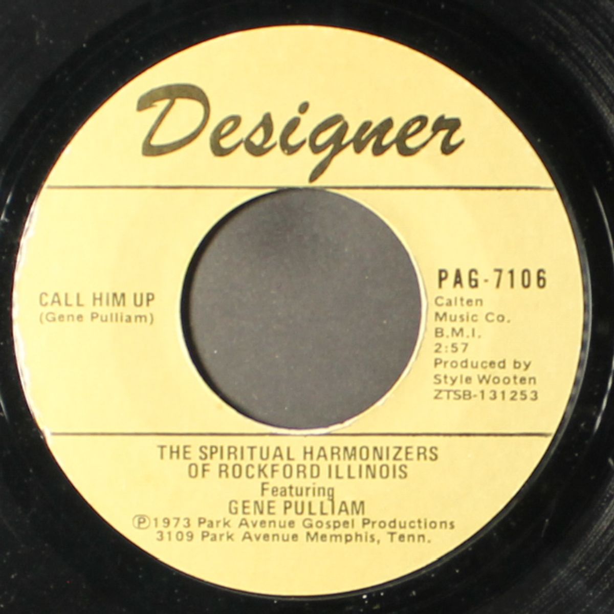 this morning / call him up by SPIRITUAL HARMONIZERS OF ROCKFORD ILLINOIS