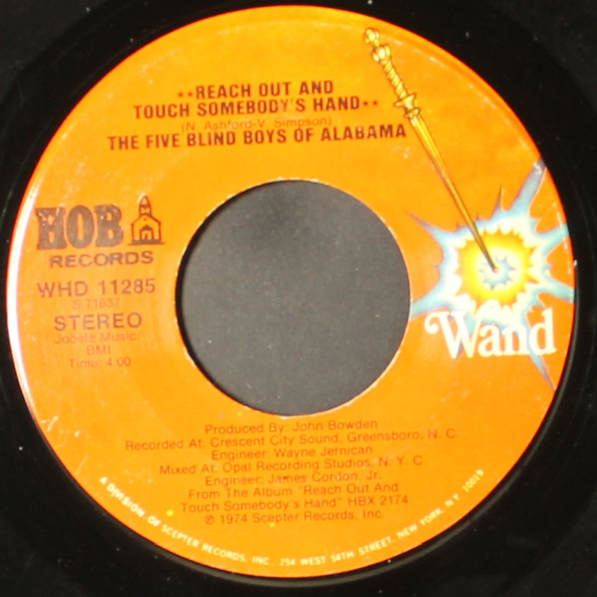 reach out and touch somebody's hand / bridge over troubled waters by FIVE BLIND BOYS OF ALABAMA