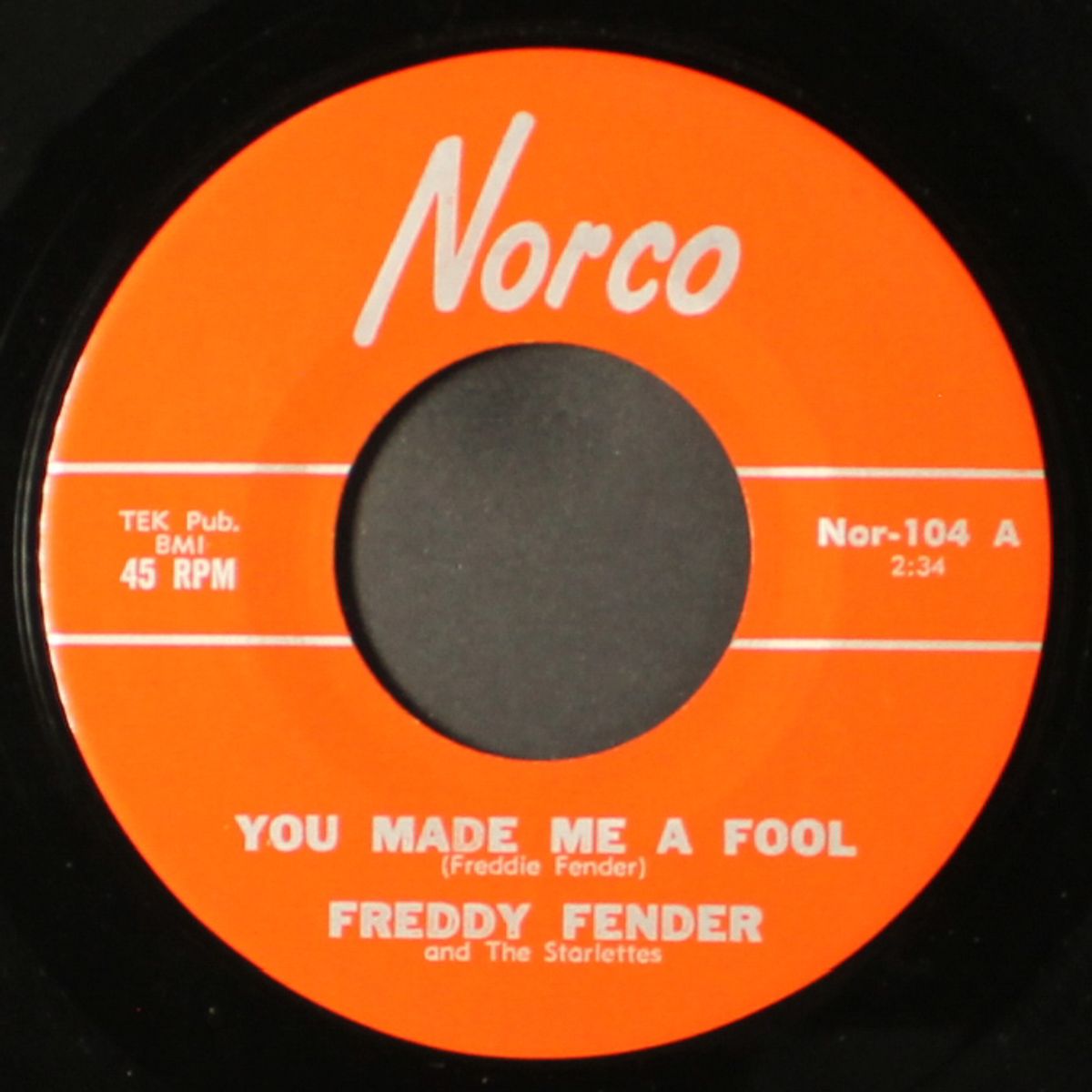 just a little bit / you made me a fool by FREDDY FENDER