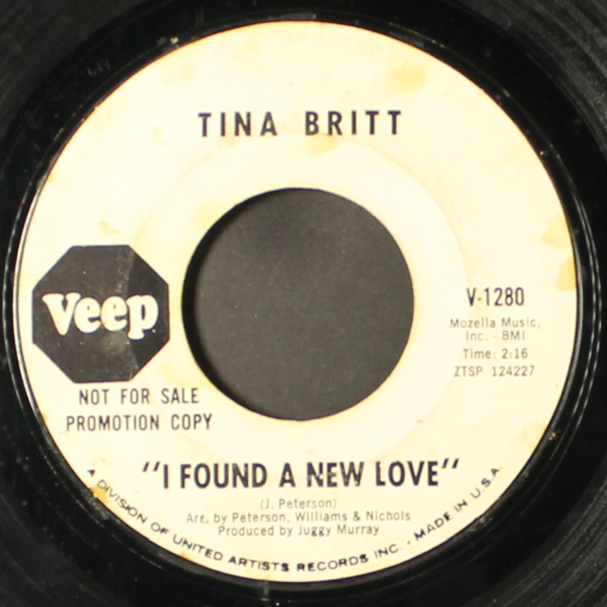 who was that / i found a new love by TINA BRITT