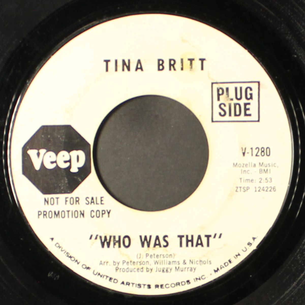 who was that / i found a new love by TINA BRITT