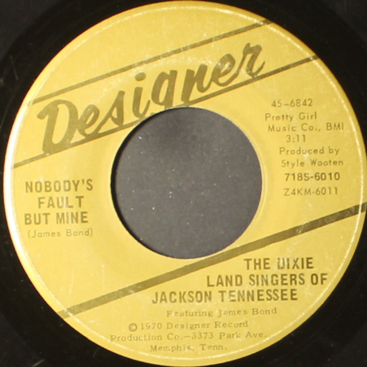 lord guide my mind / nobody's fault but mine by DIXIE LAND SINGERS OF JACKSON TENNESSEE