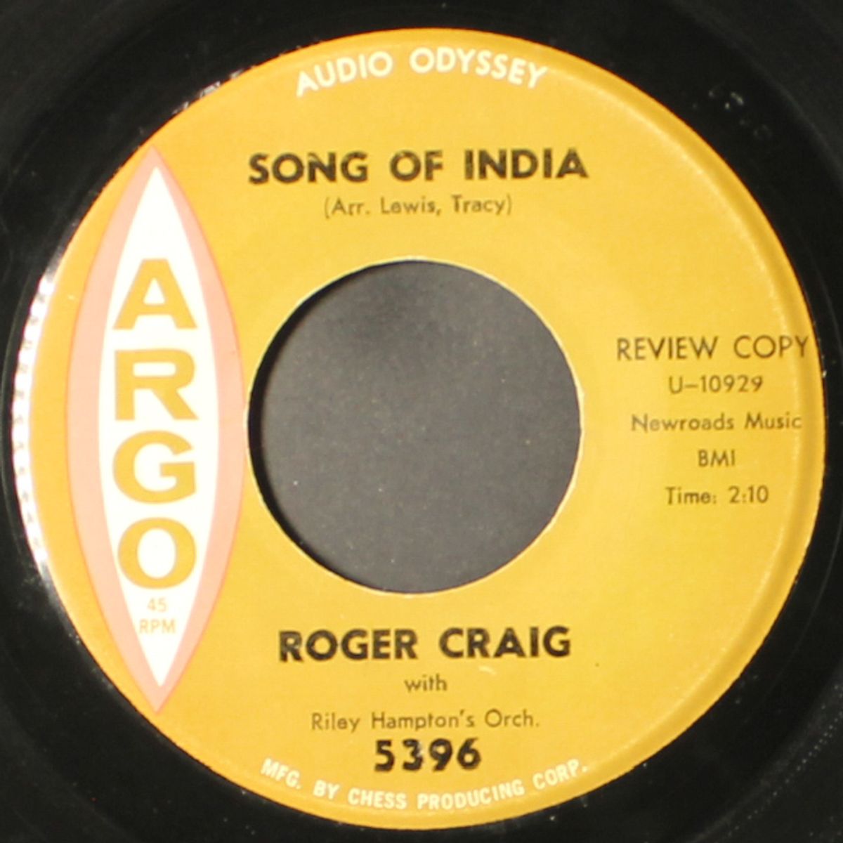 song of india / i found a million dollar baby by ROGER CRAIG