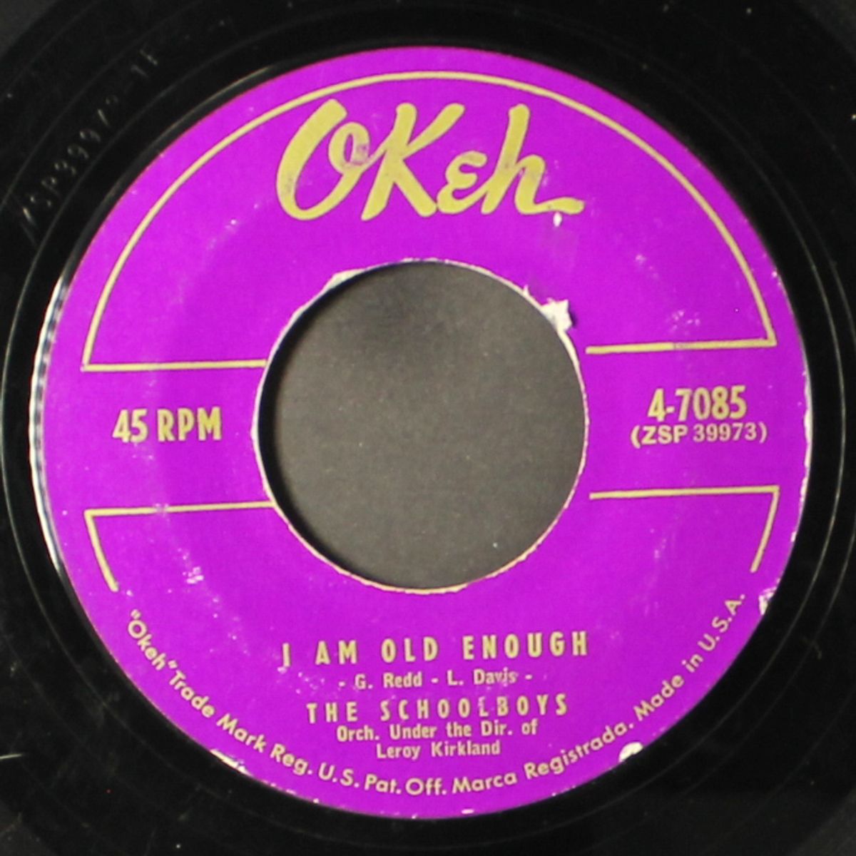 mary / i am old enough by SCHOOLBOYS