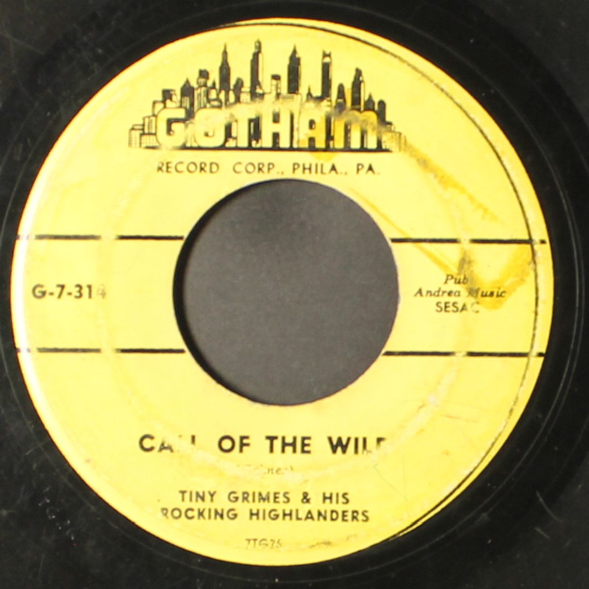 call of the wild / rankie & johnny boogie by TINY GRIMES
