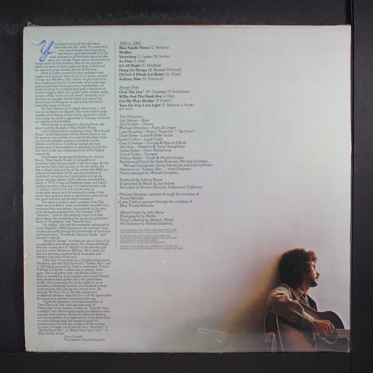 blue suede shoes by JOHNNY RIVERS