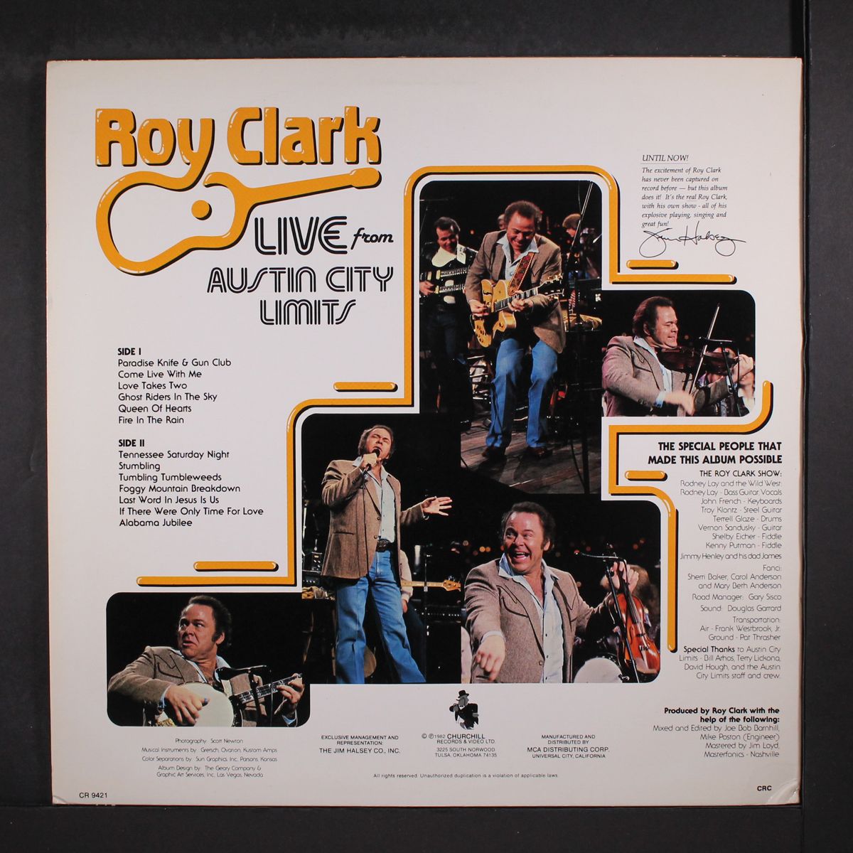 live from austin city limits by ROY CLARK