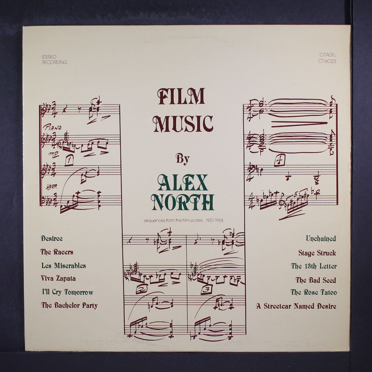 film music by ALEX NORTH