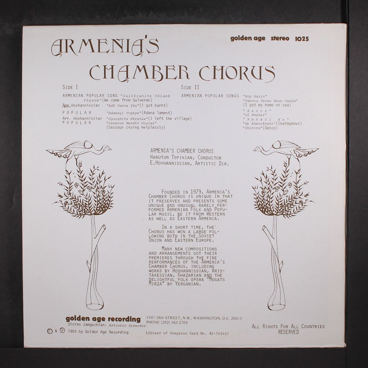 armenia's chamber chorus by HARUTUN TOPIKIAN
