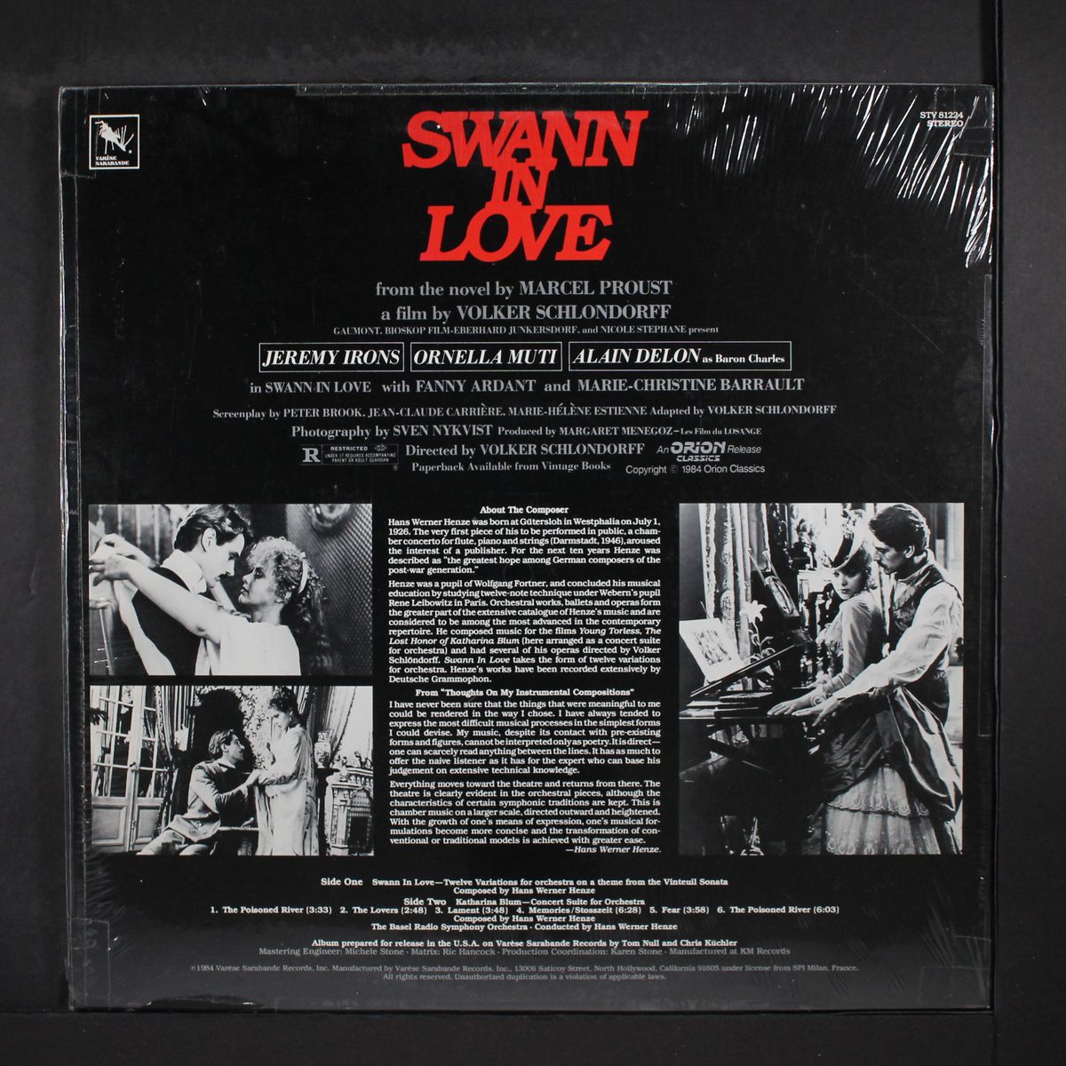 swann in love by SOUNDTRACK