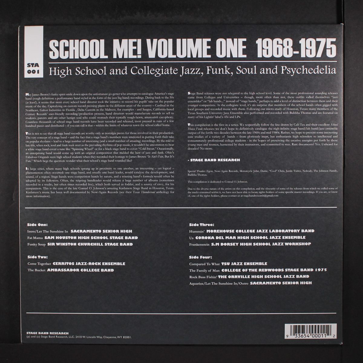school me! vol. 1 1968-1975 by VARIOUS