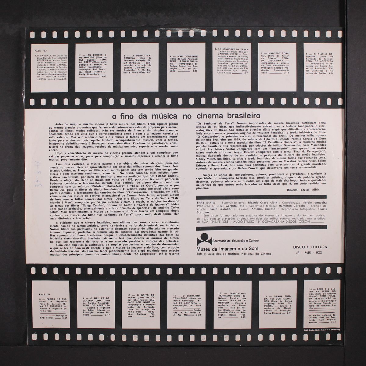 o fino da música no cinema brasileiro by VARIOUS