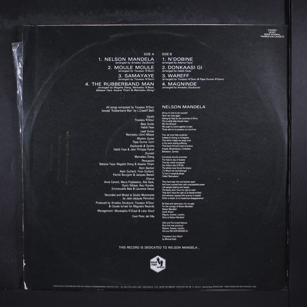 nelson mandela by YOUSSOU N'DOUR