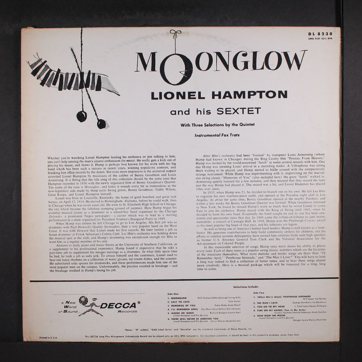 moonglow by LIONEL HAMPTON