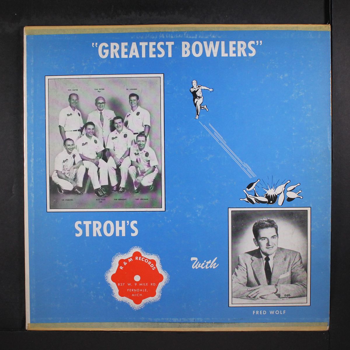 greatest bowlers, stroh's with fred wolf by VARIOUS