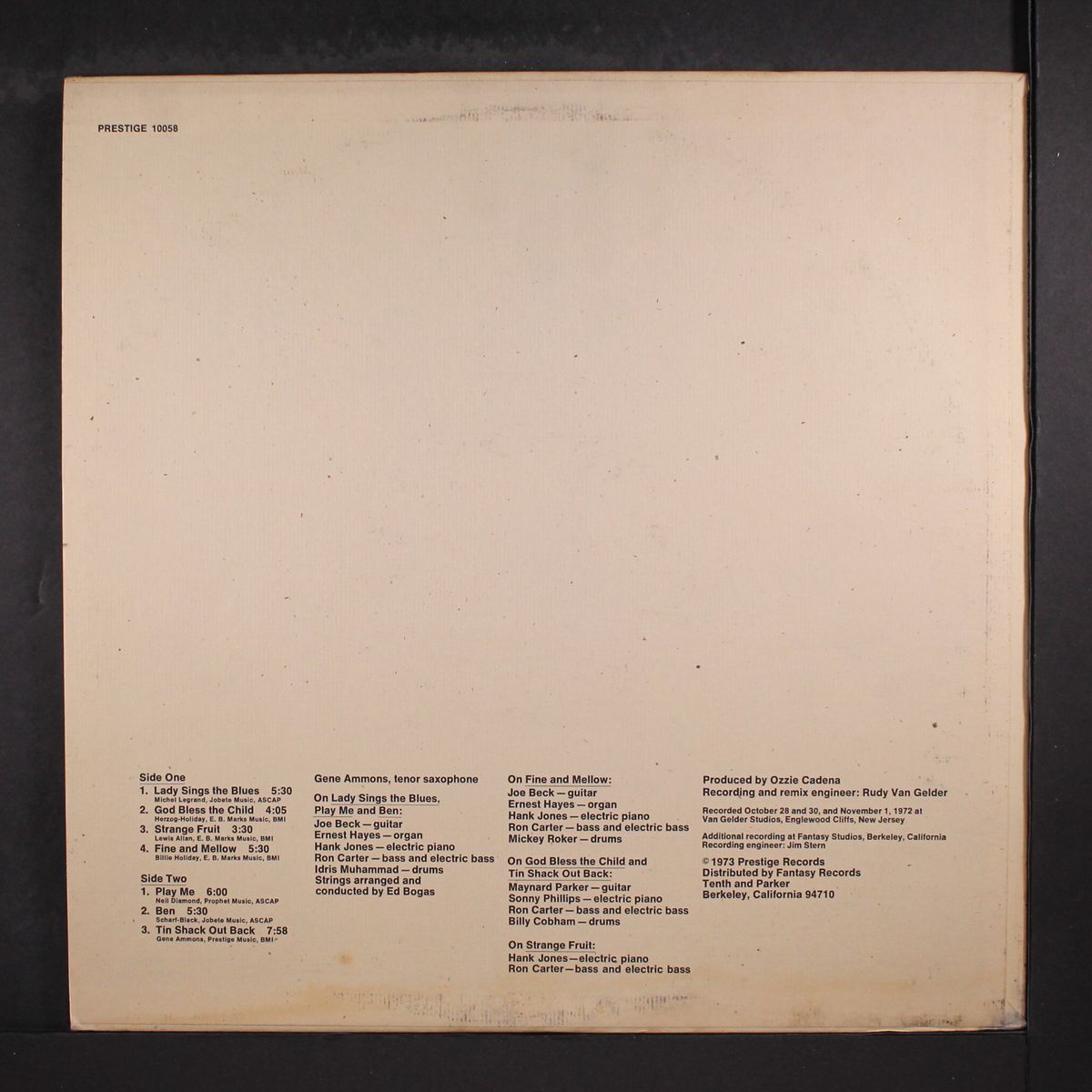 got my own by GENE AMMONS