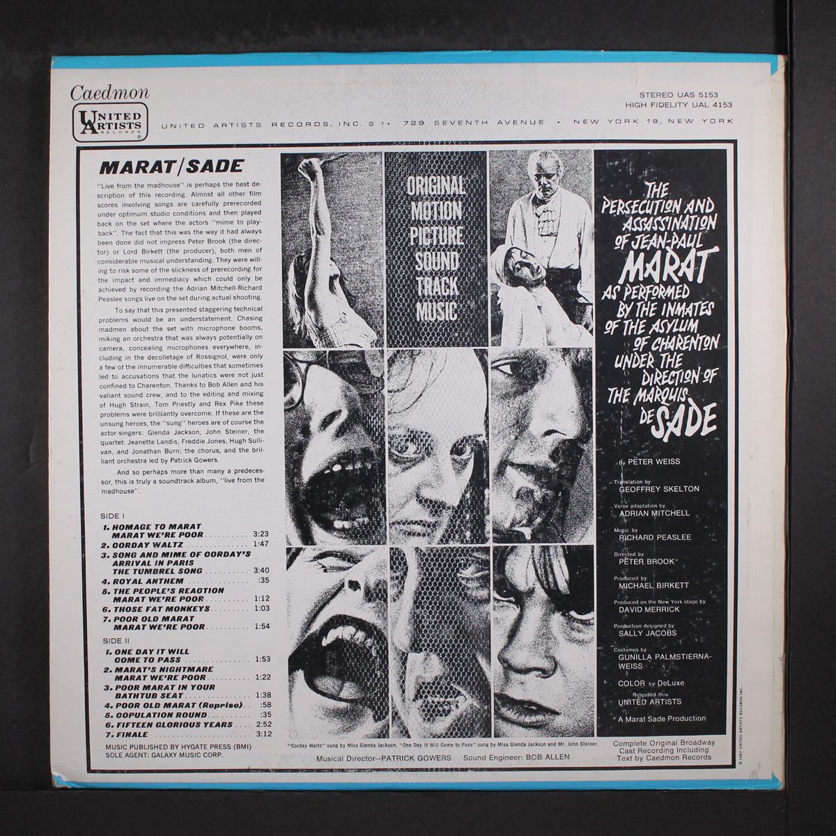 marat / sade by SOUNDTRACK