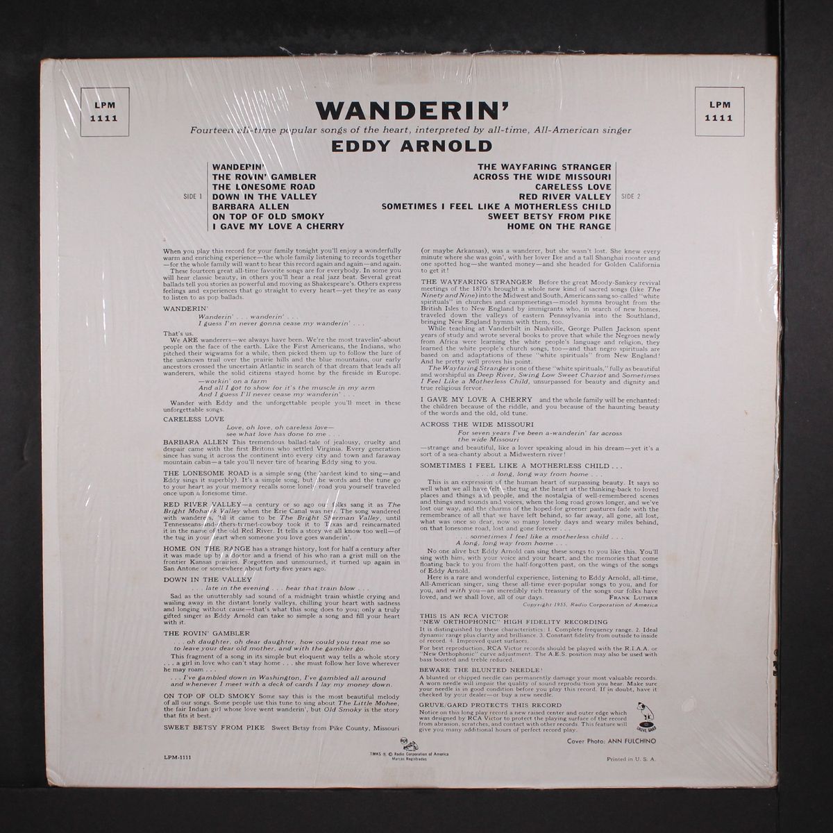 wanderin' by EDDY ARNOLD