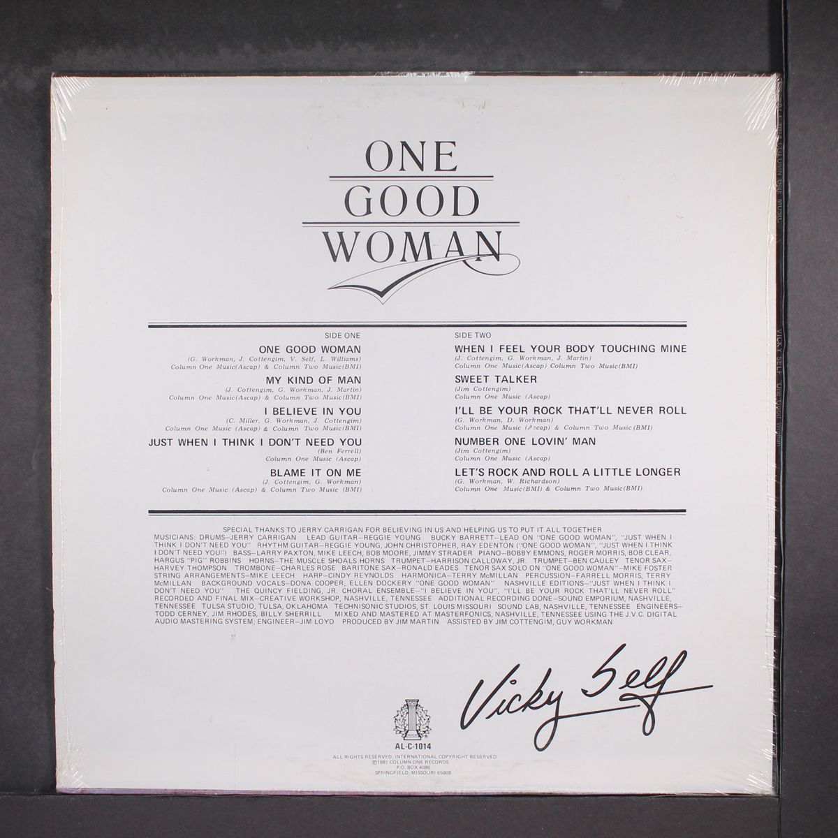 one good woman by VICKY SELF