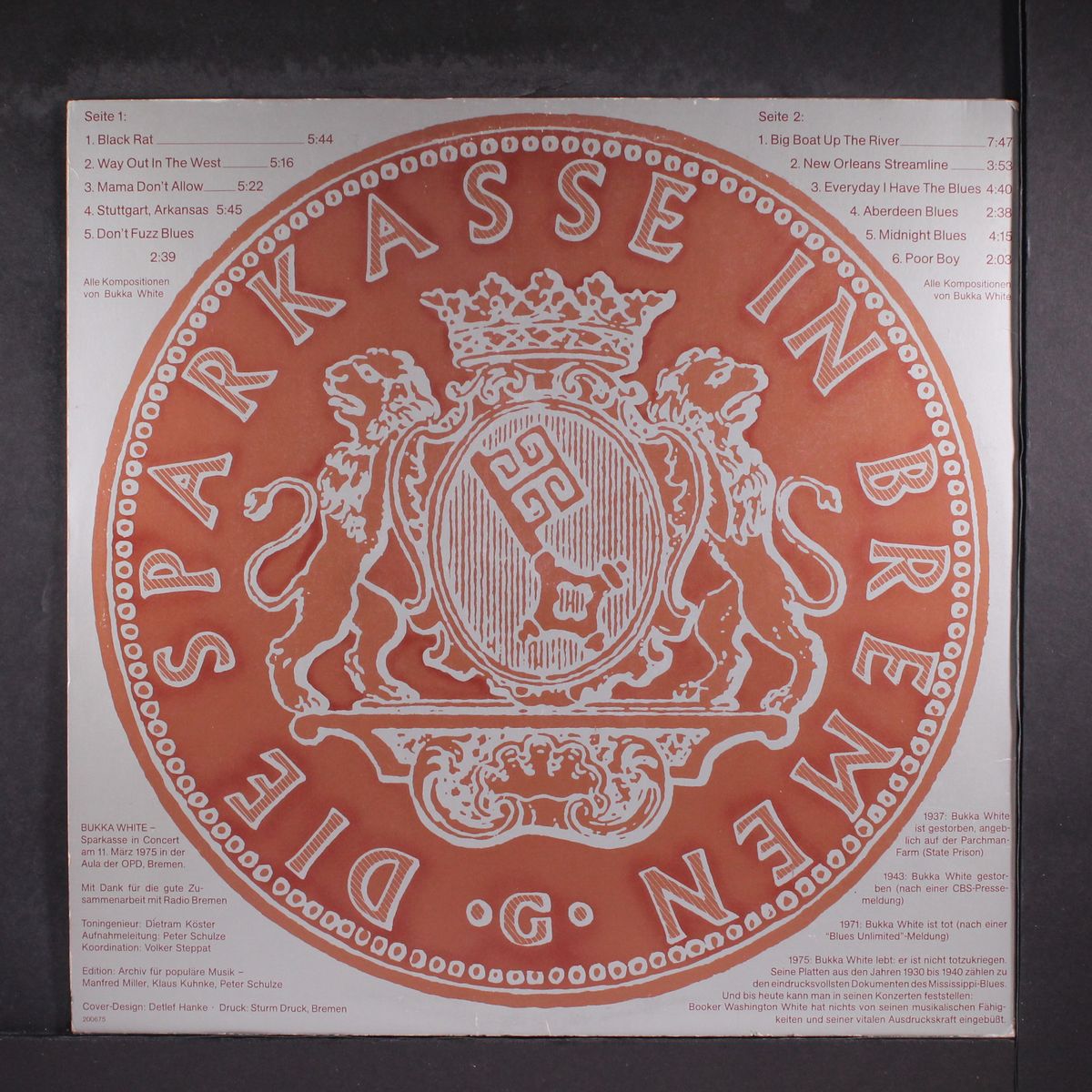 sparkasse in concert: country blues by BUKKA WHITE