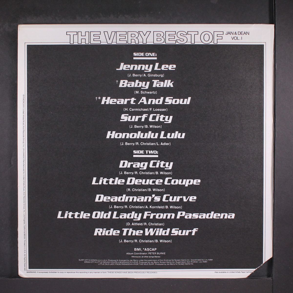 the very best of, vol. 1 by JAN & DEAN