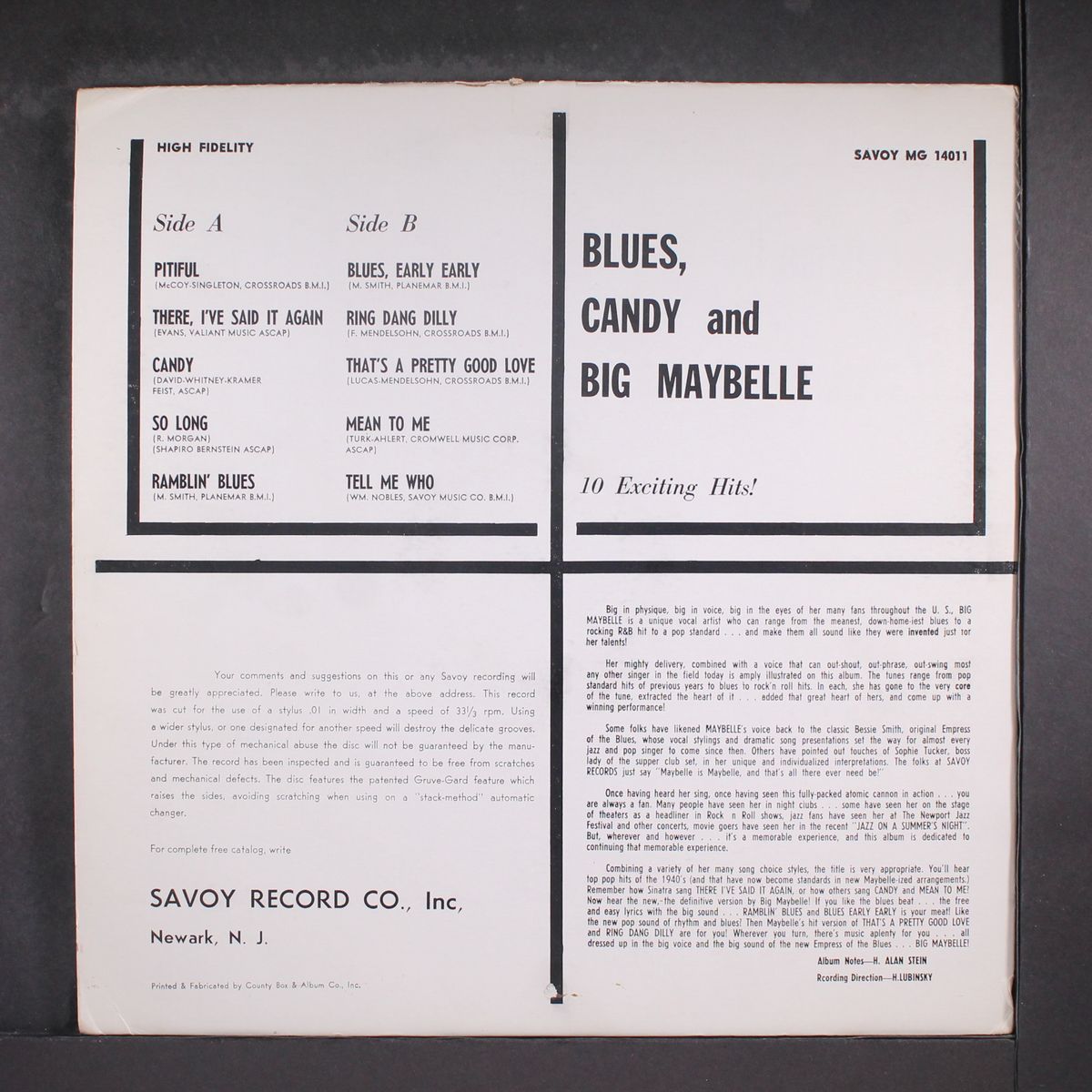 blues, candy & big maybelle by BIG MAYBELLE