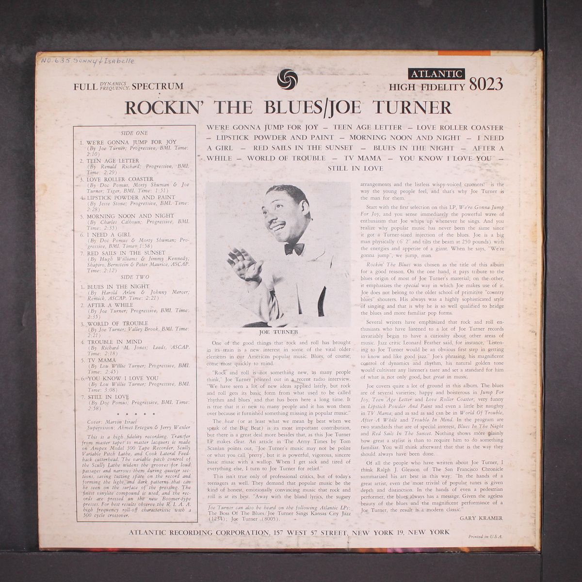 rockin' the blues by JOE TURNER