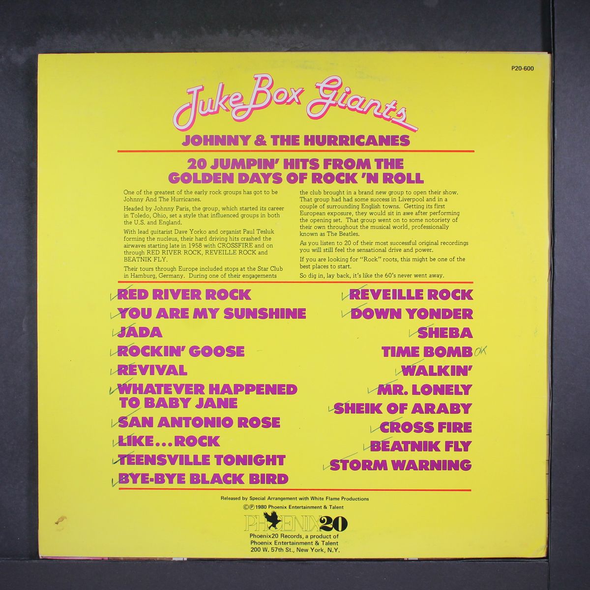 juke box giants by JOHNNY & HURRICANES