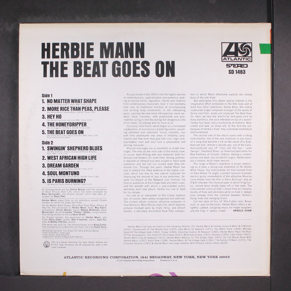 the beat goes on by HERBIE MANN