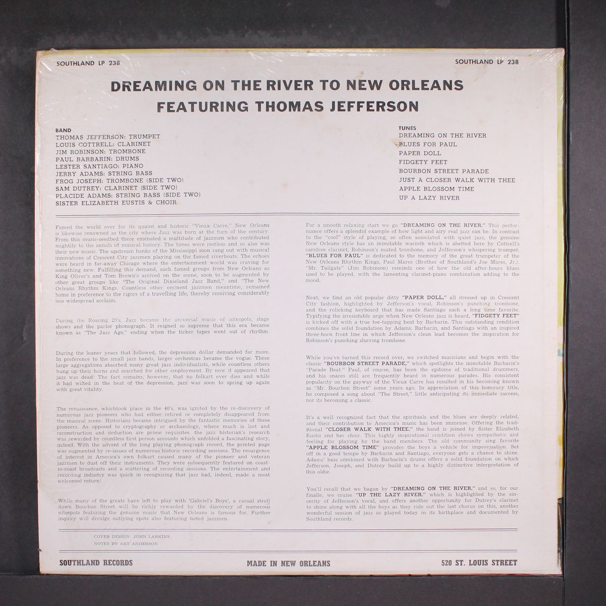 dreaming down the river by THOMAS JEFFERSON