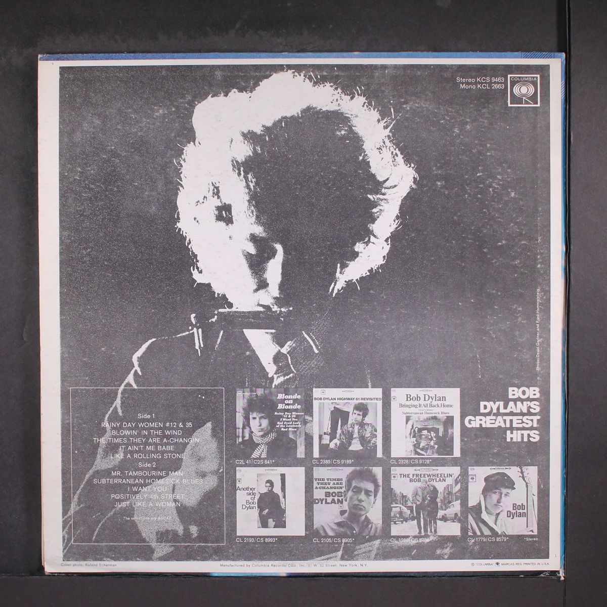greatest hits by BOB DYLAN