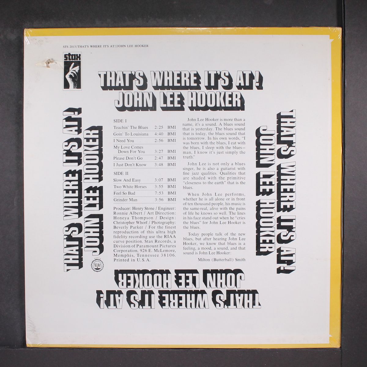 that's where it's at! by JOHN LEE HOOKER