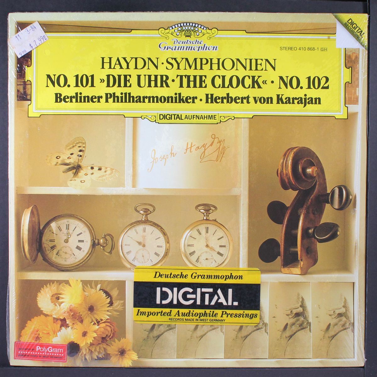 haydn; symphonies nos. 101, 102 by HERBERT VON KARAJAN