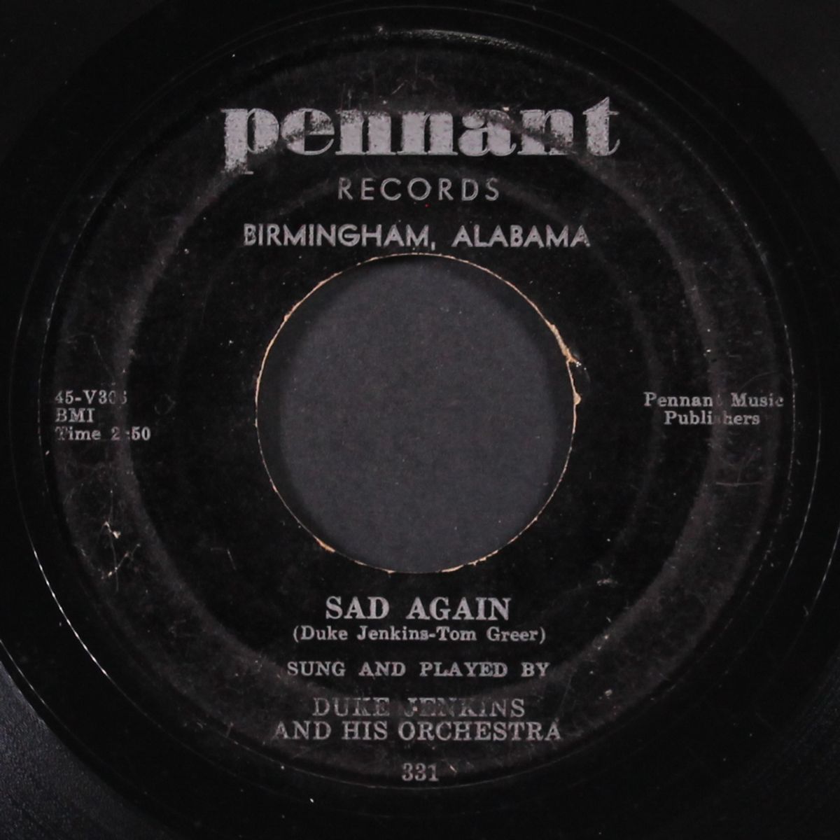 mambo blues / sad again by DUKE JENKINS