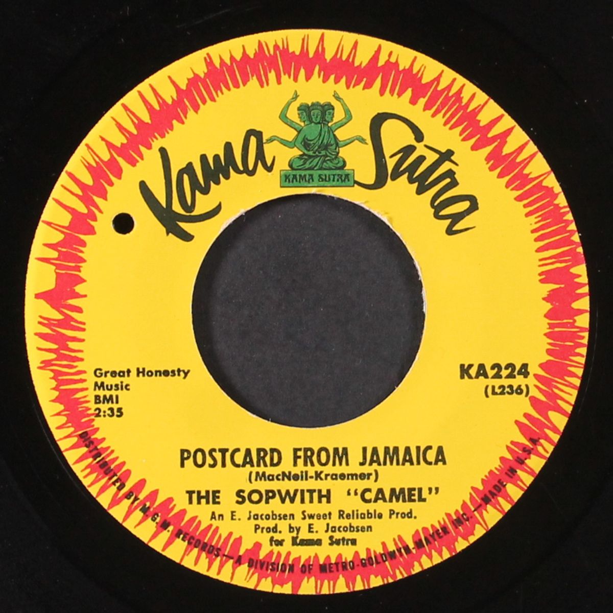 postcard from jamaica / little orphan annie by SOPWITH CAMEL