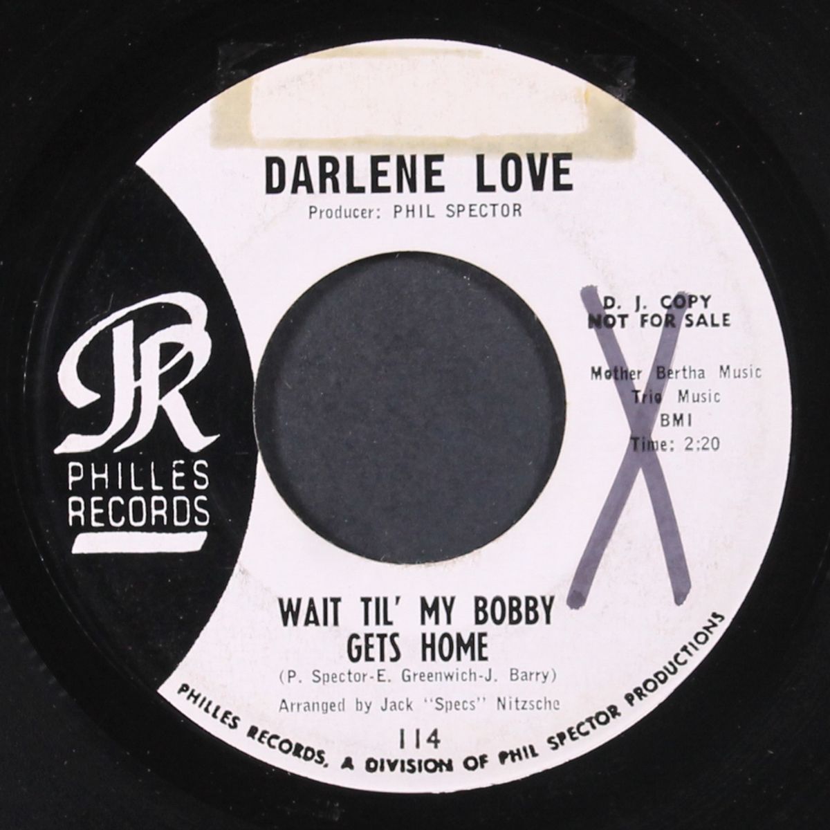 wait til' my bobby gets home / take it from me by DARLENE LOVE