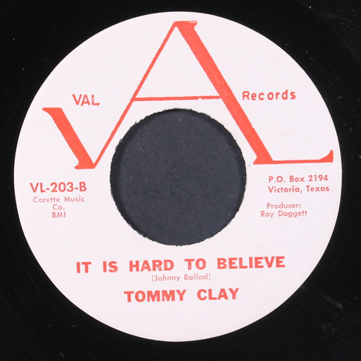 the tall oak tree / it is hard to believe by TOMMY CLAY