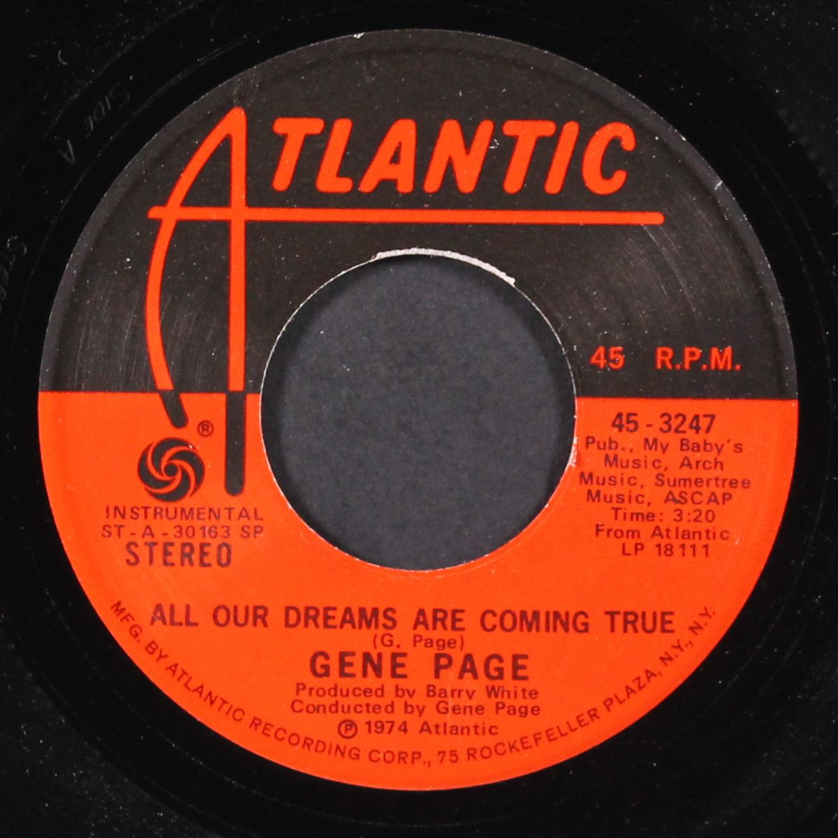 all our dreams are coming true / cream corner by GENE PAGE