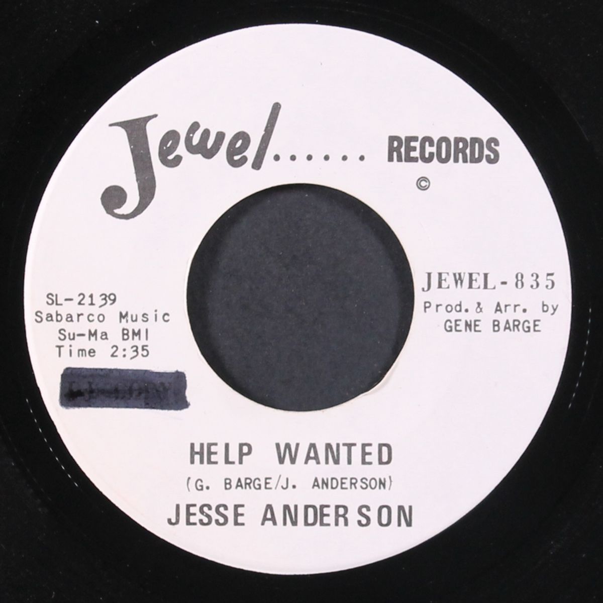 send me some loving c.o.d. / help wanted by JESSE ANDERSON