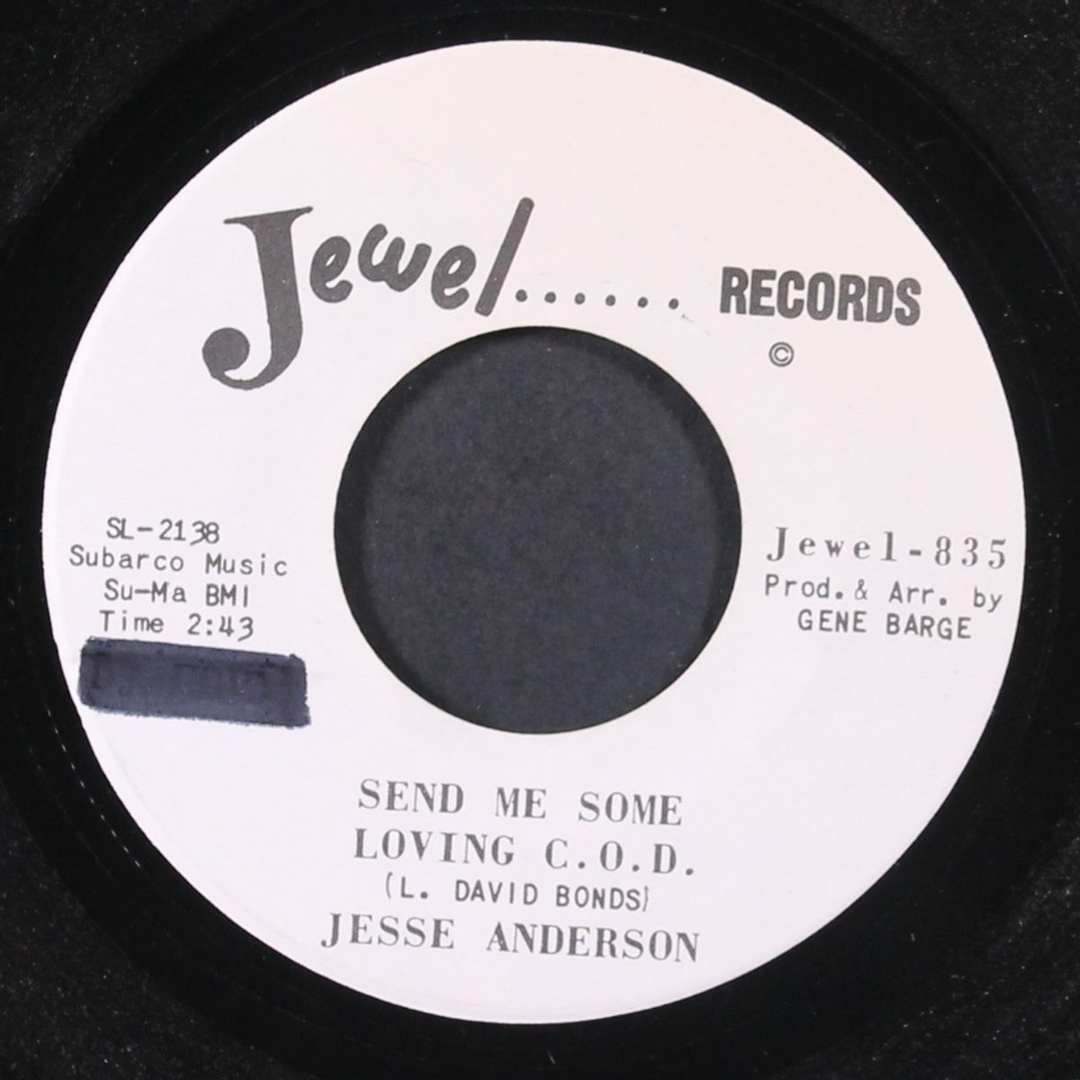 send me some loving c.o.d. / help wanted by JESSE ANDERSON
